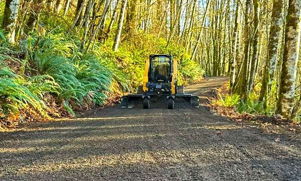 gravel driveway grading